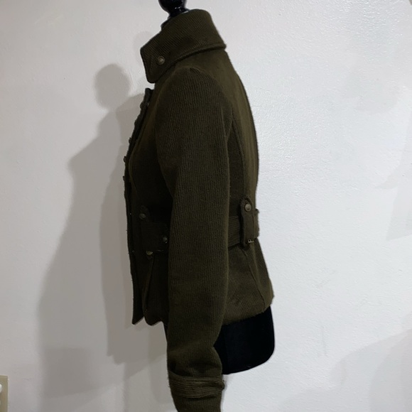 Y2K Aryn K. Green Military Button Jacket S - Picture 6 of 9